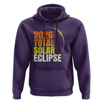 2026 Total Solar Eclipse August 12 Hoodie Totality Modern Space Graphic