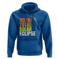 2026 Total Solar Eclipse August 12 Hoodie Totality Modern Space Graphic
