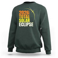 2026 Total Solar Eclipse August 12 Sweatshirt Totality Modern Space Graphic