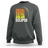 2026 Total Solar Eclipse August 12 Sweatshirt Totality Modern Space Graphic