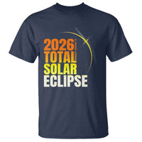 2026 Total Solar Eclipse August 12 T Shirt Totality Modern Space Graphic