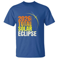 2026 Total Solar Eclipse August 12 T Shirt Totality Modern Space Graphic
