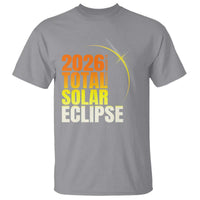 2026 Total Solar Eclipse August 12 T Shirt Totality Modern Space Graphic