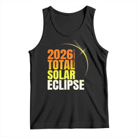 2026 Total Solar Eclipse August 12 Tank Top Totality Modern Space Graphic