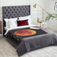 Blood Moon Total Lunar Eclipse March 3 2026 Throw Blanket Blood Moon Astronomy Souvenir Graphic