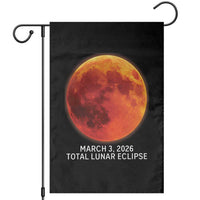 Blood Moon Total Lunar Eclipse March 3 2026 Garden Flag Blood Moon Astronomy Souvenir Graphic