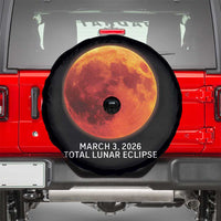 Blood Moon Total Lunar Eclipse March 3 2026 Spare Tire Cover Blood Moon Astronomy Souvenir Graphic