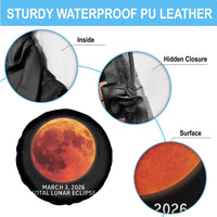 Blood Moon Total Lunar Eclipse March 3 2026 Spare Tire Cover Blood Moon Astronomy Souvenir Graphic