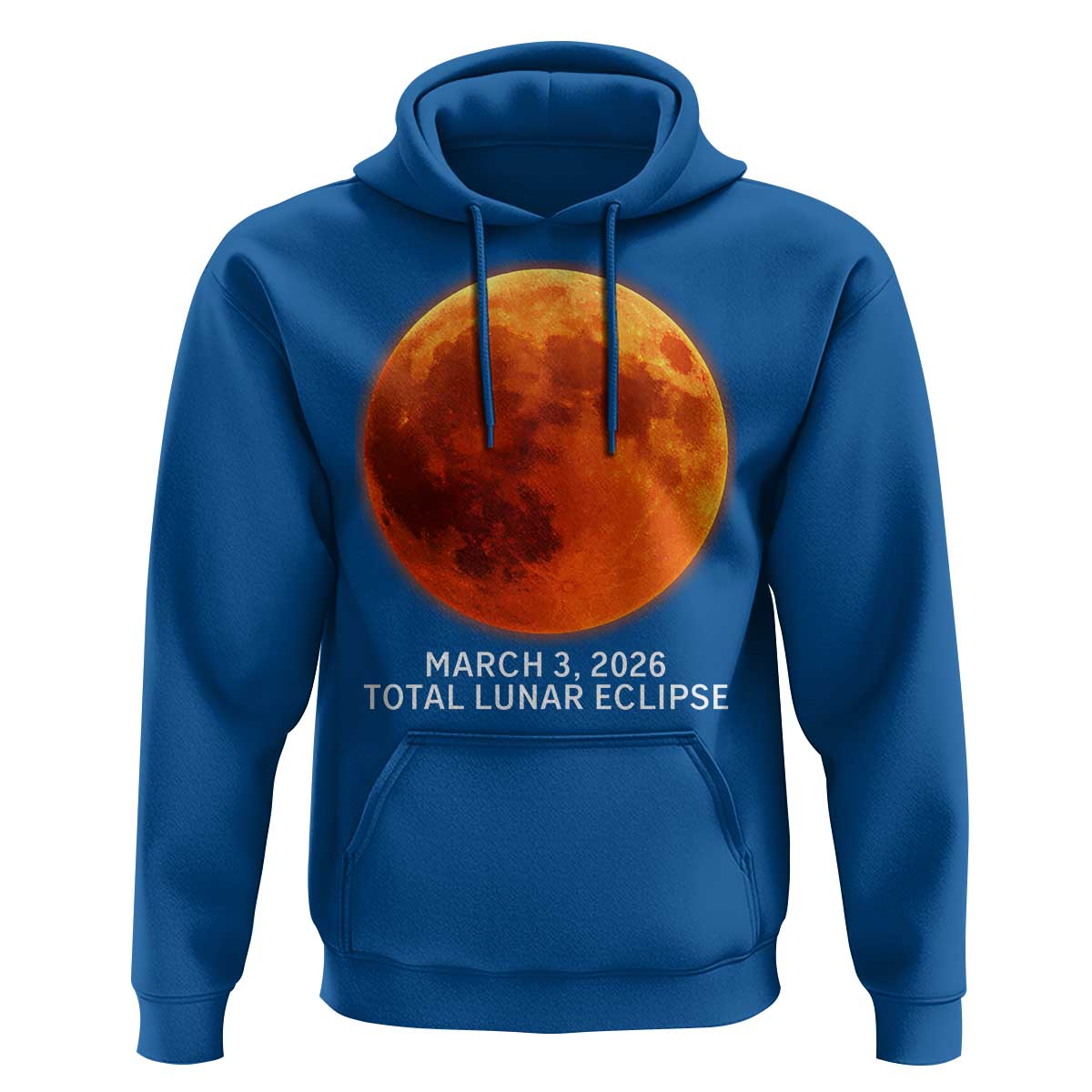 Blood Moon Total Lunar Eclipse March 3 2026 Hoodie Blood Moon Astronomy Souvenir Graphic