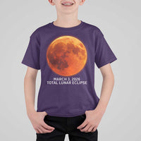Blood Moon Total Lunar Eclipse March 3 2026 T Shirt For Kid Blood Moon Astronomy Souvenir Graphic