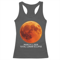 Blood Moon Total Lunar Eclipse March 3 2026 Racerback Tank Top Blood Moon Astronomy Souvenir Graphic