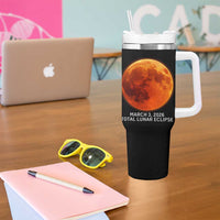 Blood Moon Total Lunar Eclipse March 3 2026 Tumbler With Handle Blood Moon Astronomy Souvenir Graphic