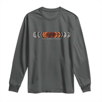 Total Eclipse of the Moon Phases Long Sleeve Shirt Blood Moon Space Astronomy Celestial Graphic