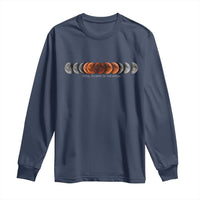 Total Eclipse of the Moon Phases Long Sleeve Shirt Blood Moon Space Astronomy Celestial Graphic