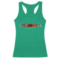 Total Eclipse of the Moon Phases Racerback Tank Top Blood Moon Space Astronomy Celestial Graphic