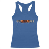 Total Eclipse of the Moon Phases Racerback Tank Top Blood Moon Space Astronomy Celestial Graphic