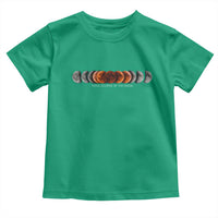 Total Eclipse of the Moon Phases Toddler T Shirt Blood Moon Space Astronomy Celestial Graphic