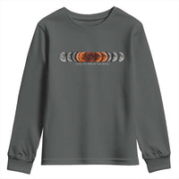Total Eclipse of the Moon Phases Youth Sweatshirt Blood Moon Space Astronomy Celestial Graphic