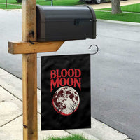 Retro Blood Moon Graphic Garden Flag Mystic Celestial Gothic Astronomy Art