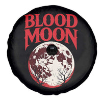 Retro Blood Moon Graphic Spare Tire Cover Mystic Celestial Gothic Astronomy Art