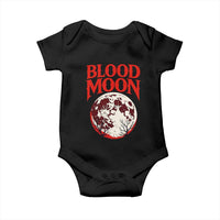 Retro Blood Moon Graphic Baby Onesie Mystic Celestial Gothic Astronomy Art