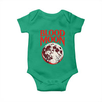 Retro Blood Moon Graphic Baby Onesie Mystic Celestial Gothic Astronomy Art