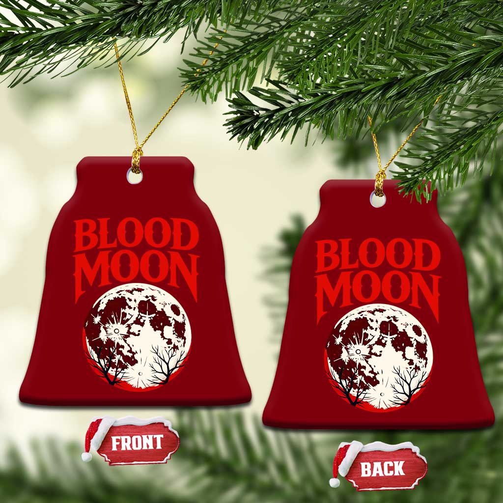 Retro Blood Moon Graphic Ceramic Ornament Mystic Celestial Gothic Astronomy Art