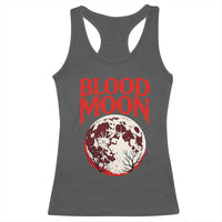 Retro Blood Moon Graphic Racerback Tank Top Mystic Celestial Gothic Astronomy Art