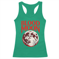 Retro Blood Moon Graphic Racerback Tank Top Mystic Celestial Gothic Astronomy Art