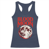 Retro Blood Moon Graphic Racerback Tank Top Mystic Celestial Gothic Astronomy Art