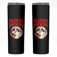 Retro Blood Moon Graphic Skinny Tumbler Mystic Celestial Gothic Astronomy Art