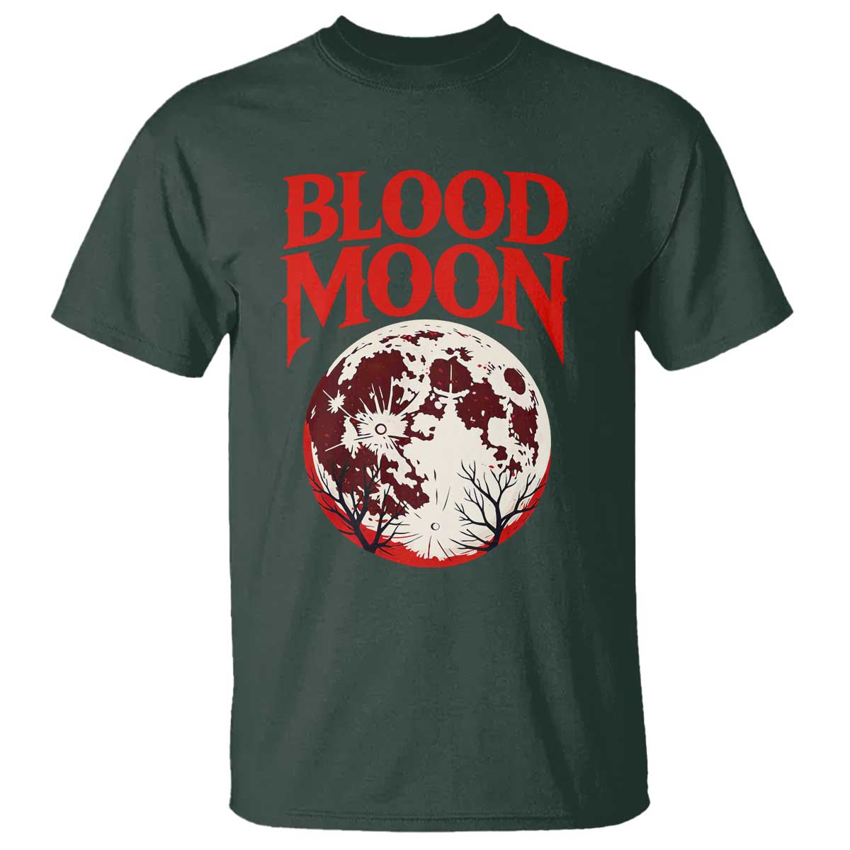 Retro Blood Moon Graphic T Shirt Mystic Celestial Gothic Astronomy Art