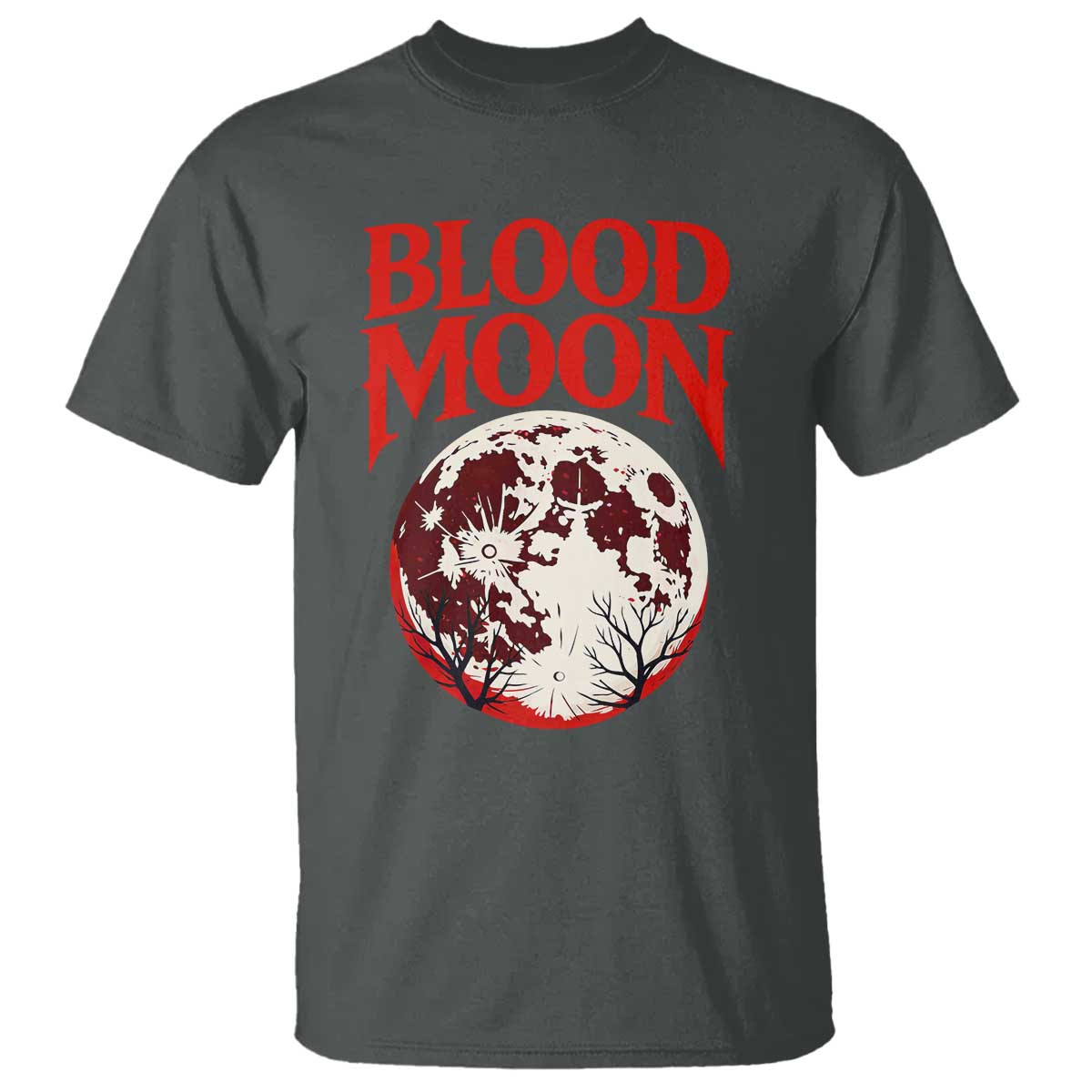 Retro Blood Moon Graphic T Shirt Mystic Celestial Gothic Astronomy Art