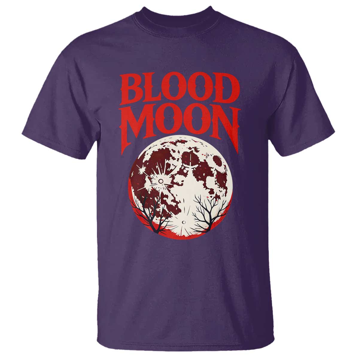 Retro Blood Moon Graphic T Shirt Mystic Celestial Gothic Astronomy Art