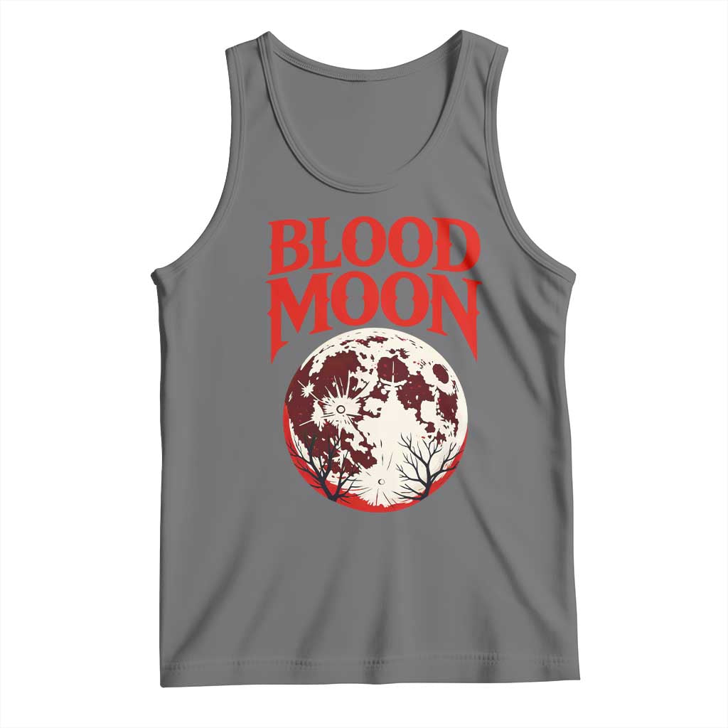 Retro Blood Moon Graphic Tank Top Mystic Celestial Gothic Astronomy Art