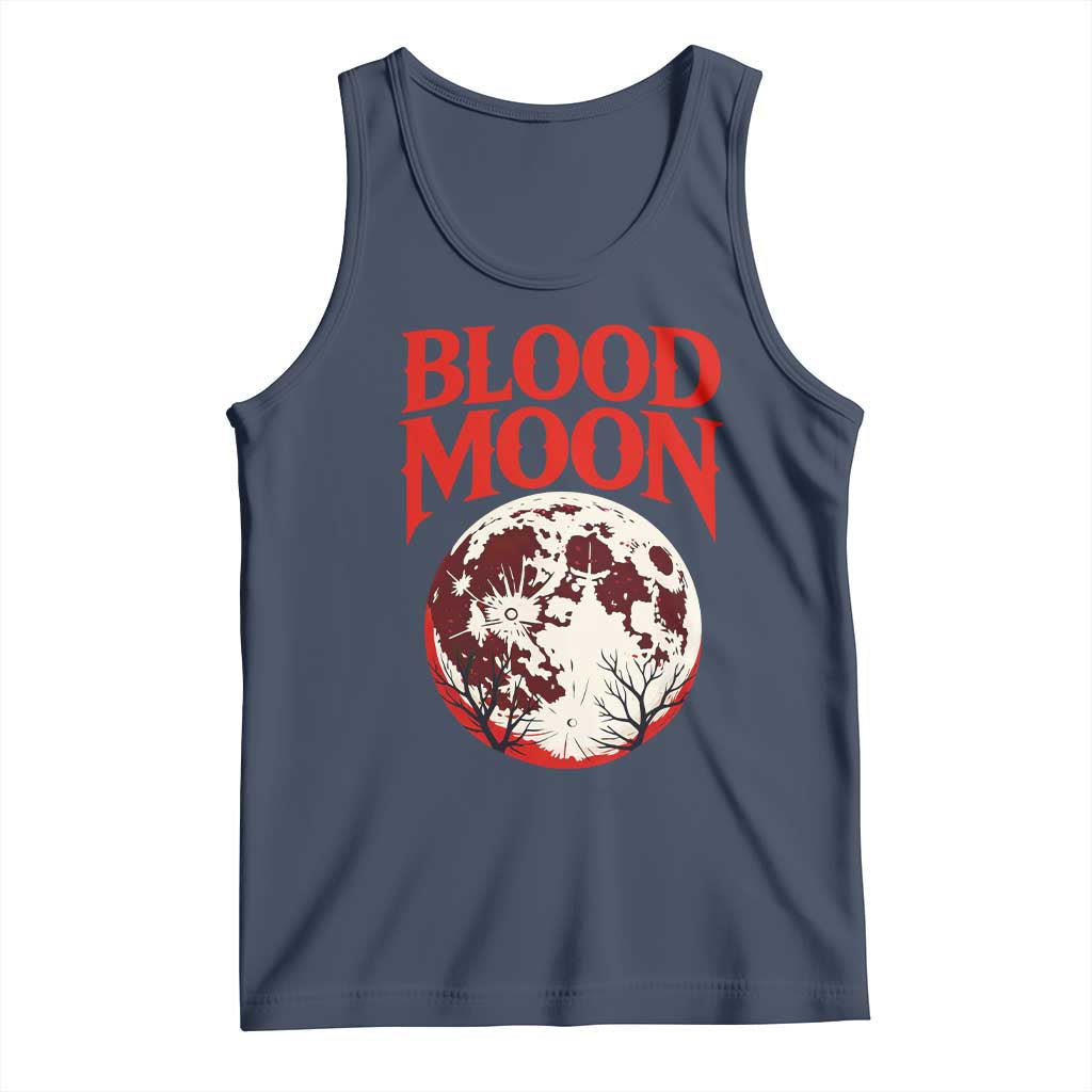 Retro Blood Moon Graphic Tank Top Mystic Celestial Gothic Astronomy Art