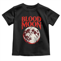 Retro Blood Moon Graphic Toddler T Shirt Mystic Celestial Gothic Astronomy Art