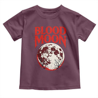 Retro Blood Moon Graphic Toddler T Shirt Mystic Celestial Gothic Astronomy Art