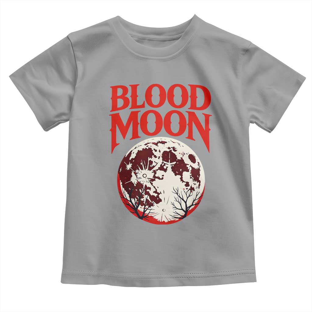 Retro Blood Moon Graphic Toddler T Shirt Mystic Celestial Gothic Astronomy Art