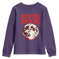 Retro Blood Moon Graphic Youth Sweatshirt Mystic Celestial Gothic Astronomy Art
