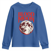 Retro Blood Moon Graphic Youth Sweatshirt Mystic Celestial Gothic Astronomy Art
