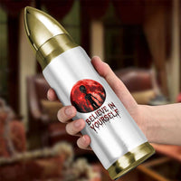 Creepy Alien Believe In Yourself Bullet Tumbler Funny Blood Moon Sci-Fi Horror Graphic