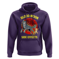 Funny Blood Moon Side Effects Wolf and Chihuahua Dog Humor Graphic Hoodie