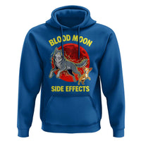 Funny Blood Moon Side Effects Wolf and Chihuahua Dog Humor Graphic Hoodie