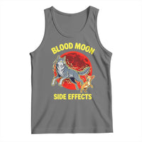 Funny Blood Moon Side Effects Wolf and Chihuahua Dog Humor Graphic Tank Top