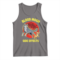 Funny Blood Moon Side Effects Wolf and Chihuahua Dog Humor Graphic Tank Top