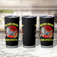 Funny Blood Moon Side Effects Wolf and Chihuahua Dog Humor Graphic Tumbler Cup