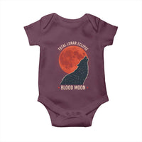 Total Lunar Eclipse March 3 2026 Baby Onesie Constellation Wolf Souvenir Graphic