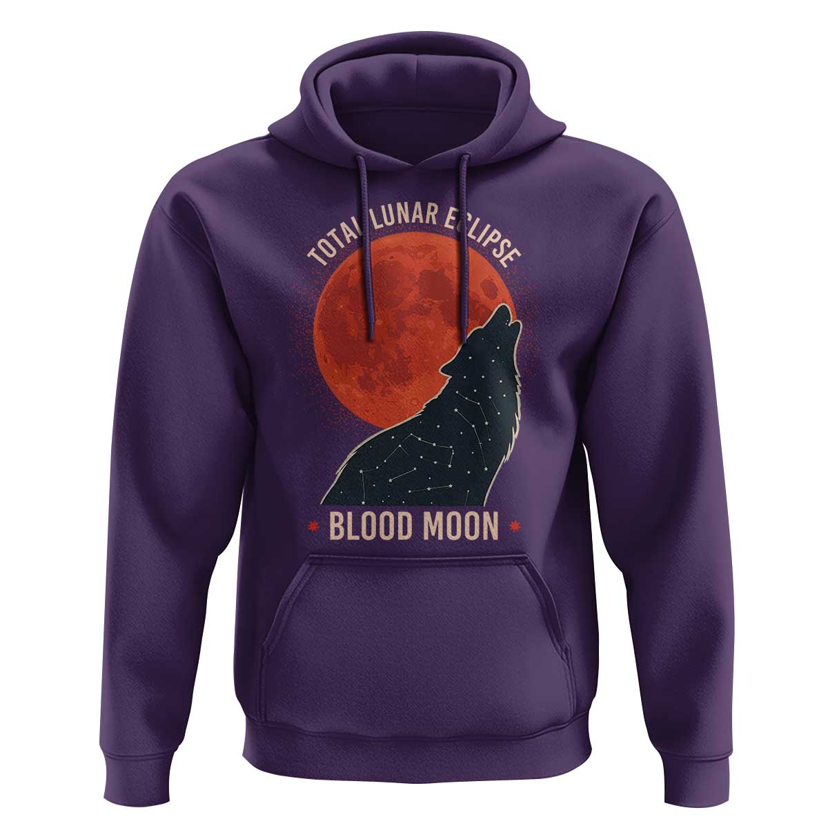 Total Lunar Eclipse March 3 2026 Hoodie Constellation Wolf Souvenir Graphic