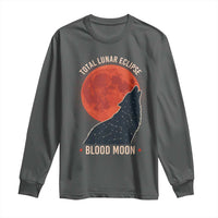 Total Lunar Eclipse March 3 2026 Long Sleeve Shirt Constellation Wolf Souvenir Graphic